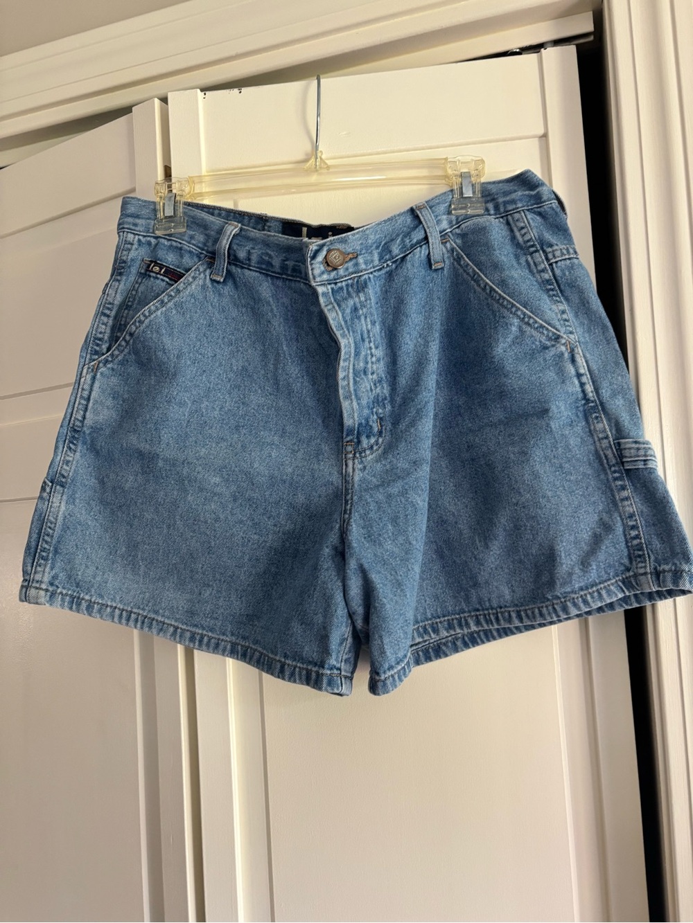 lei Classic Light Wash High-Rise Denim Shorts
